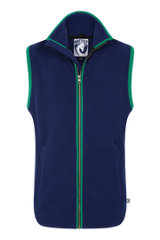 MENS FLEECE GILET - NAVY/FOREST - LIMITED EDITION